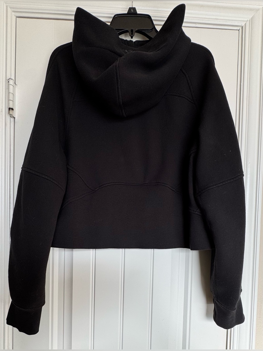 Lululemon Scuba Oversized 1/2 Zip Hoodie Black Size M/L - Picture 8 of 15